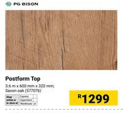 PG Bison Postform Top 3.6m x 600mm x 320mm