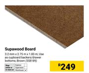 Supawood Board 3.2mm x 2.75m x 1.83m