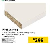 PG Bison Picco Shelving-2.75m x 610mm x 216mm