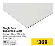 Single Face Supawood Board