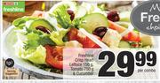 Freshline Crisp Heart Lettuce-150g, Tomato-750g & Cucumber-Per Combo