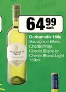 Durbanville Hills Sauvignon Blanc,Chardonnay,Chenin Blanc Or Chenin Blanc Light-750ml Each
