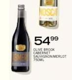 Olive Brook Cabernet Sauvignon/Merlot-750ml