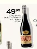 Olive Brook Shiraz/Cabernet Red Blend-750ml