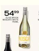 Olive Brook Moscato White-750ml
