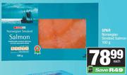 Spar Norwegian Smoked Salmon-100g