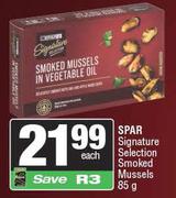 Spar Signature Selection Smoked Mussels-85g