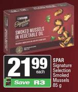 Spar Signature Selection Smoked Mussels-85g