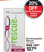 Bio Homeopathic Rescue+ 180 Tablets