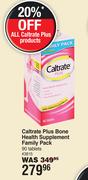 Caltrate Plus Bone Health Supplement Family Pack 90 Tablets