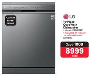 LG 14 Place Quad Wash Dishwasher DFB512FP