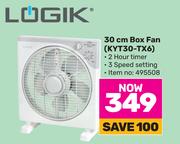 Logik 30cm Box Fan KYT30-TX6