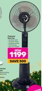 Logik Pedestal Mist Fan 