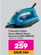 Russell Hobbs Power 2000W Steam Spray Iron (RHI-2000TR)