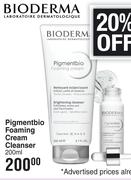 Bioderma Pigmentbio Foaming Cream Cleanser-200ml
