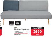 Linx Allbacore Sleeper Couch 850019446-Each