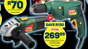 Ryobi 650W Angle Grinder 115mm Or 500W Impact Drill 10mm-Each
