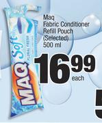 Maq Fabric Conditioner Refill Pouch-500ml Each