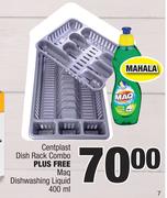 Cenplast Dish Rack Combo Plus Free Maq Dishwashing Liquid 400ml