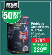 Probiotic Xtensi Flora9 9 Strain 60 Vegicaps