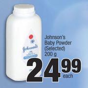 Johnson's Baby Powder (Selected)-200g Each