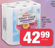 Spar Mini Toilet Tissue Rolls 1 Ply-18's Per pack