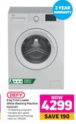 Defy 6kg Front Loader White Washing Machine DAW381