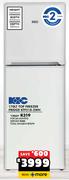 KIC 170Ltr Top Freezer/Fridge KTF518-2WH