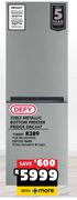 Defy 228Ltr Metallic Bottom Freezer Fridge DAC447