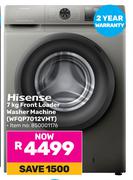 Hisense 7Kg Front Loader Washing Machine WFQP7012VMT