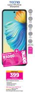 Tecno Camon 17P LTE 4G Smartphone-On 1GB Red Top Up Core More Data