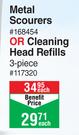 Home Butler Metal Scourers Or Cleaning Head Refills 3 Piece-Each