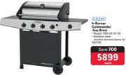 Cadac 4-Burner Commander Gas Braai 387119-Each