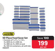 Addis 50-Piece Food Saver Set 183227-Per Set