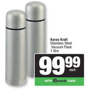 Karoo Kraft Stainless Steel Vacuum Flask 1L-Each