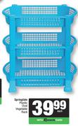 Springtide Plastic Oval Vegetable Rack-Each