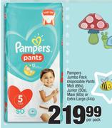 Pampers Jumbo Pack Disposable Pants-Per Pack
