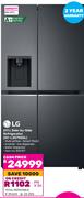 LG 611L Side By Side Refrigerator GC-L257SQSL