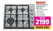 Goldair 4 Burner Stainless Steel Gas Hob GSGH-400