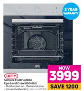 Defy Slimline Multifunction Eye Level Oven DBO486E