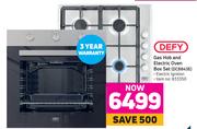 Defy Gas Hob & Electric Oven Box Set DCB843E