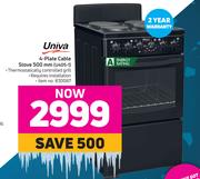 Univa 4 Plate Cable Stove 500mm U405-1