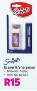Scripto Eraser & Sharpener