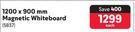 Parrot 1200 x 900mm Magnetic Whiteboard-Each