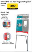 Parrot 1000 x 640mm Non Magnetic Flipchart Bundle-Per Bundle
