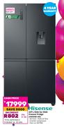 Hisense 631L Side By Side Freezer Fridge H800SB-WD