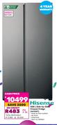 Hisense 508L Side By Side Freezer Fridge H670SIT