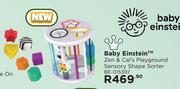 Baby Einstein Zen & Cal's Playground Sensory Shape Sorter BE-015397