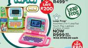Leap Frog Assorted 2 In 1 Leap Top Touch Play Laptops PT24102, PT24101-Each
