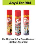 Mr.Min Multi Surface Cleaner Assorted-For Any 2 x 300ml